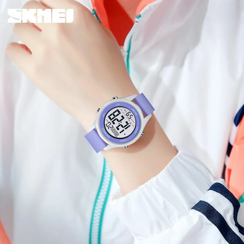 SKMEI-reloj Digital para niños, pulsera electrónica a prueba de golpes, impermeable, deportiva