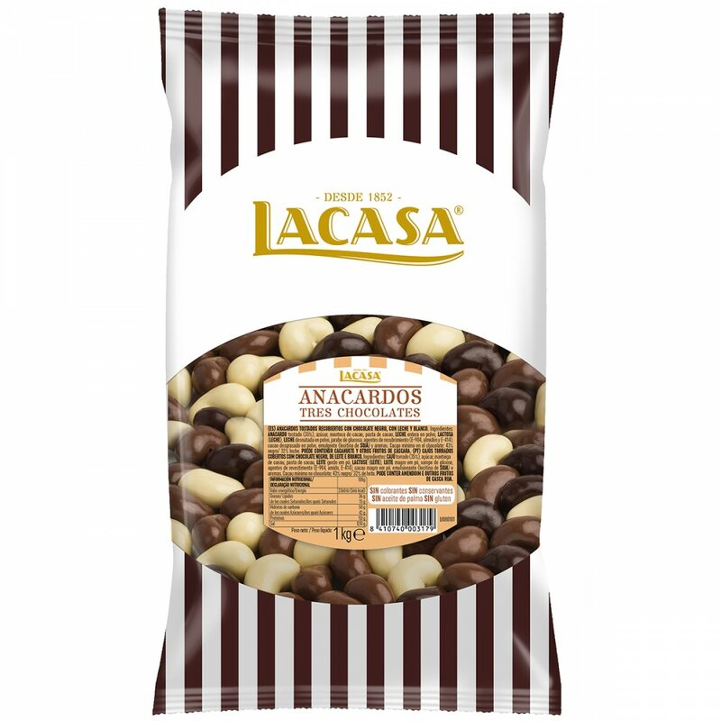 Anacardi lacase tre Cioccolatini · 1Kg.