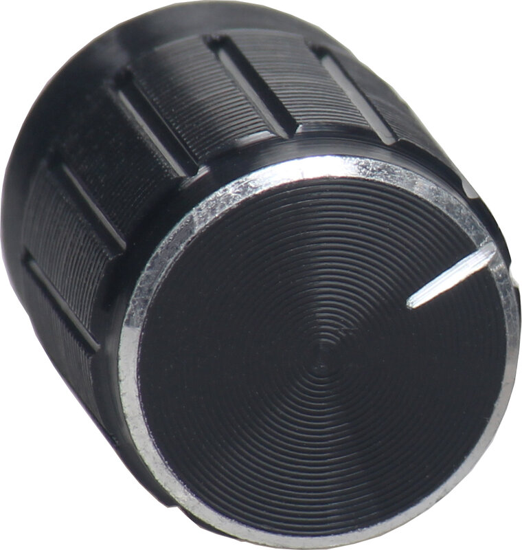 15 X17mm Black Rotary Encoder Switch Potentiometer Knob HIFI Audio Amplifier Synthesizer Volume Control Knob Pens  (Pack of 5)