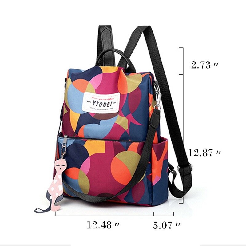 حار مختلط اللون حقيبة المدرسة 2021 موضة مكافحة سرقة مقاوم للماء على ظهره امرأة في سن المراهقة الحقائب المدرسية الفتيات 2021 حقيبة السفر الإناث