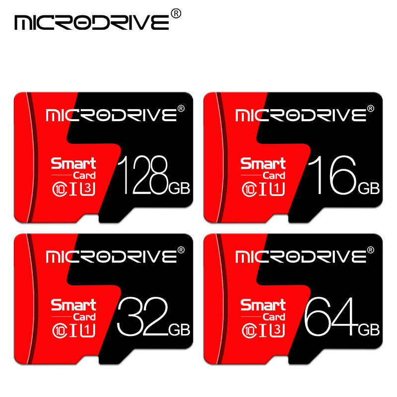 Cartão de memória micro sd/tf, memória flash, 8, 16, 32, 64, 128, 256 gb, classe 10, adaptador para smartphone, armazenamento, microsd, 8, 16, 32, 64, 128gb, 256 gb