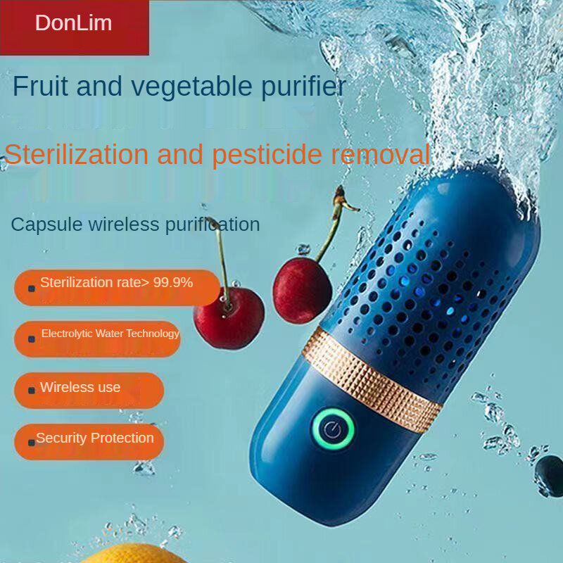 Donlim-lavadora de frutas y verduras, purificador automático de materias primas para el hogar