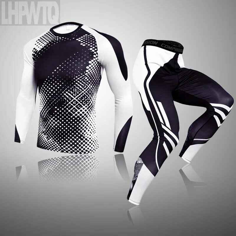 Men Long Johns Winter Thermal Underwear Sets Brand Quick Dry Anti-Microbial Men's Stretch Warm Thermo Underwear Spring