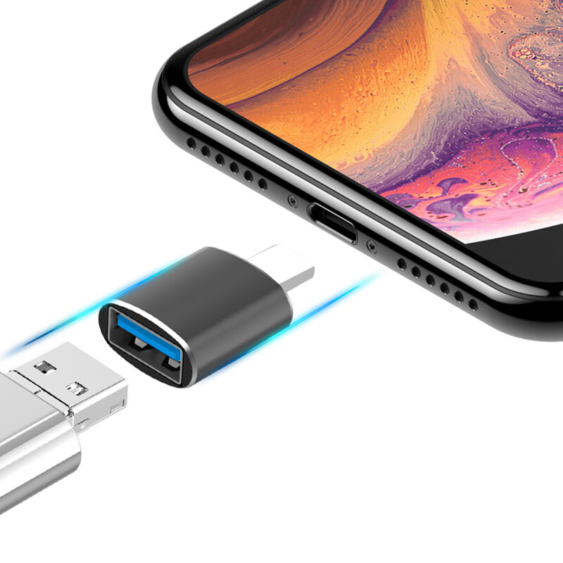 Ginsley Lightning Để USB3.0 Adapter Đầu Đọc Thẻ Usb Kết Nối Đèn Led Bàn Phím Chuột Camera Cho iPhone 7 8 11 X IOS13