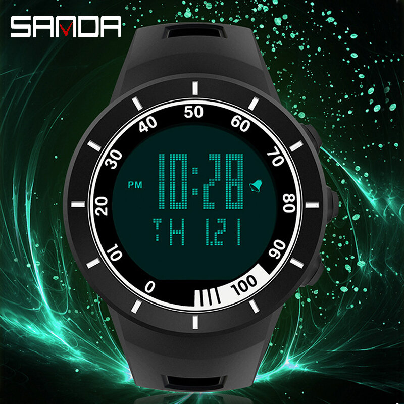 Relojes electrónicos de lujo para Hombre, pulsera Digital deportiva con alarma Led, resistente al agua, con cronómetro militar