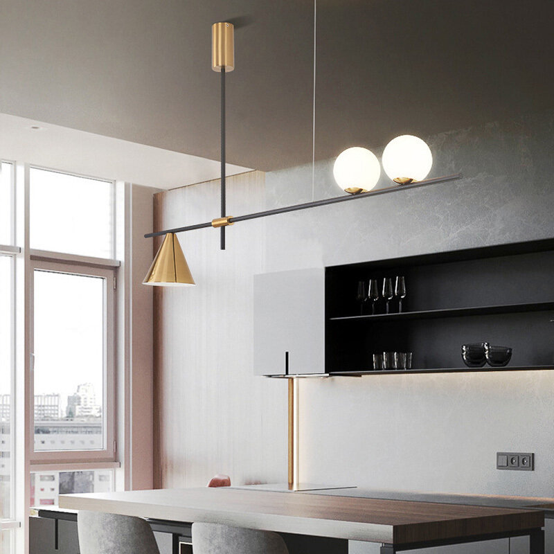 Nordic Minimalistischen Moderne Led Anhänger Lichter Für Esszimmer Küche Leuchten Restaurant Decor Suspension Hängen Lampe Bar Glanz