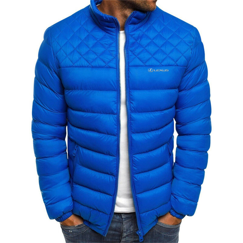 LEXUS-Chaqueta acolchada con logo estampado para hombre, chaqueta informal de algodón grueso y cálido, AB6, Otoño e Invierno
