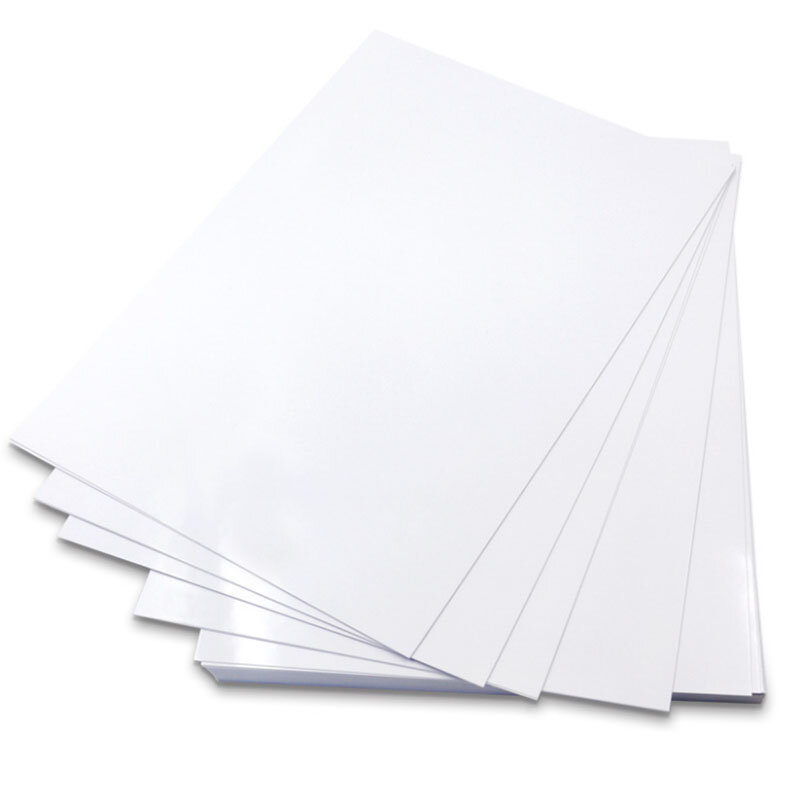 A4 100 folhas de papel fotográfico de papel lustroso impressora de papel de alto brilho para impressora a jato de tinta escritório 20 folhas/100 folhas