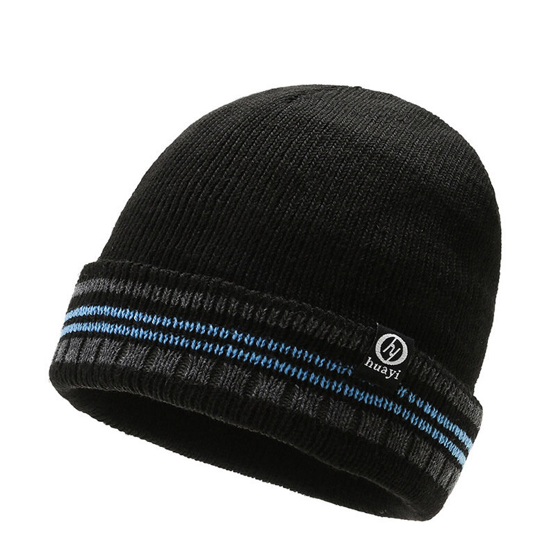 冬暖かいニットビーニーキャップストリートファッションヒップホップの帽子ユニセックスカジュアルスカルキャップk-ポップボーイズgrils屋外帽子