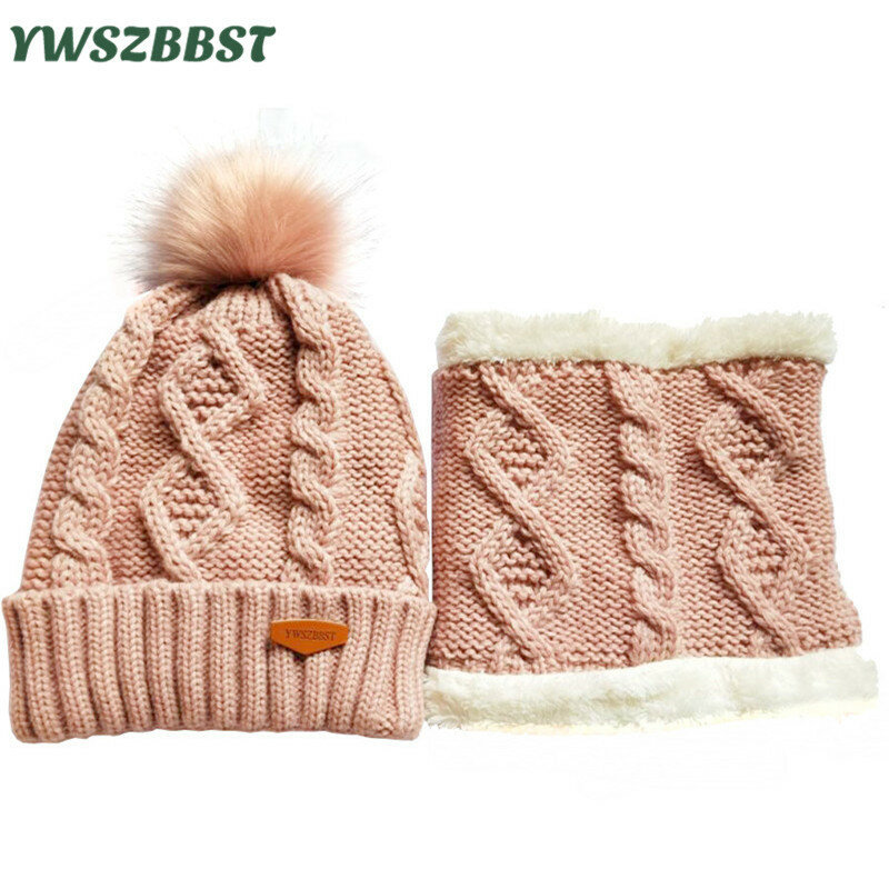 Gorro de inverno de alta qualidade, para mulheres e homens, novo, crochê, com capuz, quente, veludo, unissex, ar livre, cachecol, conjunto, chapéu feminino