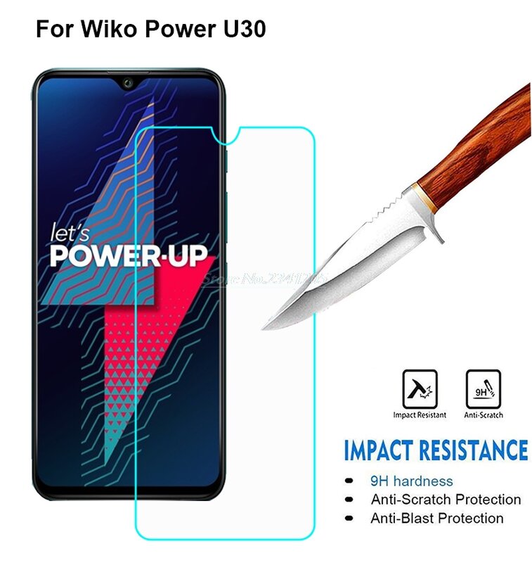 2-1PC Glass For Wiko Power U30 U20 U10 Screen Protector Tempered Glass on Wiko Y81 Y62 Y61 Y51 Sunny5 View4 Lite View5Plus Vidro