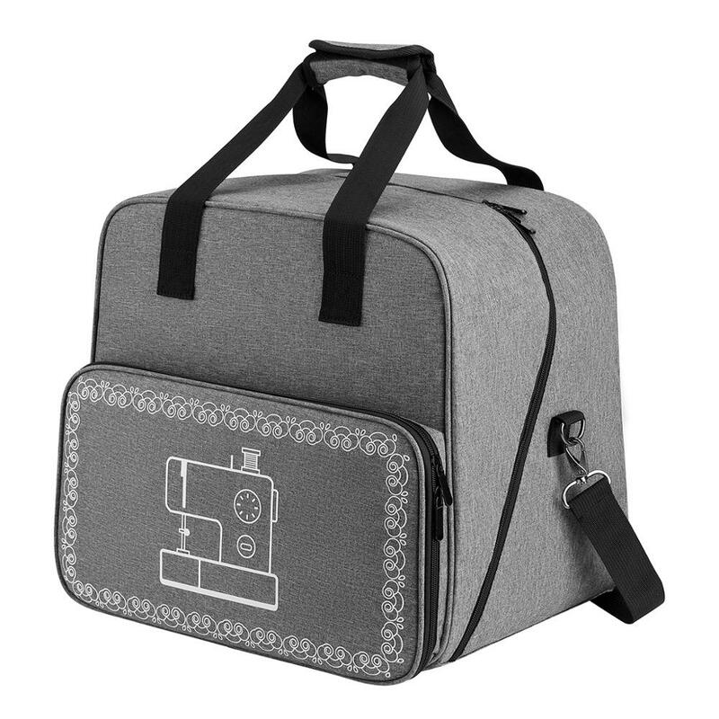 Сумка-Органайзер NEW2022 для швейной машинки, большая Многофункциональная портативная сумка-тоут серого цвета для хранения, дорожный Домашний...
