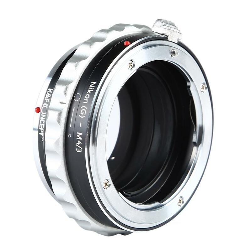 K&F CONCEPT Lens Mount Adapter for Nikon G AF-S F Lens to Micro 4/3 M4/3 Mount Adapter GF2 GF3 G2 G3 GH2 E-PL3 PM1