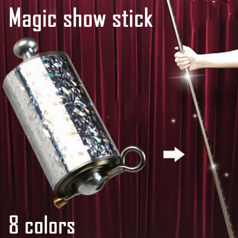 1Pc สแตนเลสสตีล Self-Defense Telescopic Stick แบบพกพาศิลปะการต่อสู้โลหะประสิทธิภาพสูง Magic Wand เสาขยาย
