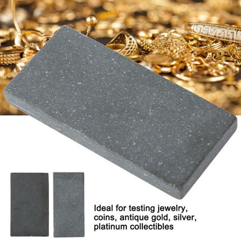 1PC pietra di grafite professionale ad alta purezza pratica acido argento platino oro test strumenti di gioielli Touchstone per gioielliere