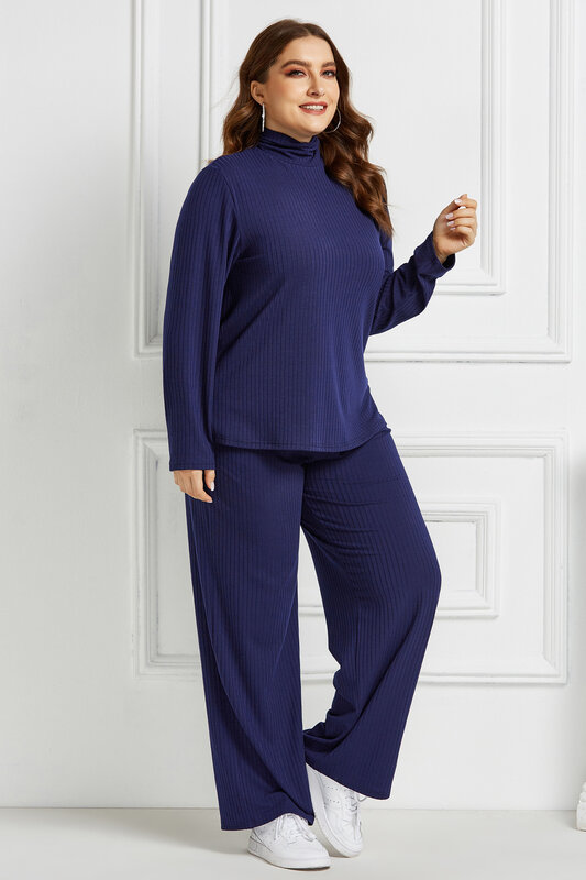 Conjunto de pijama de talla grande para mujer, ropa de casa suelta de otoño e invierno, alta calidad, novedad de 2020
