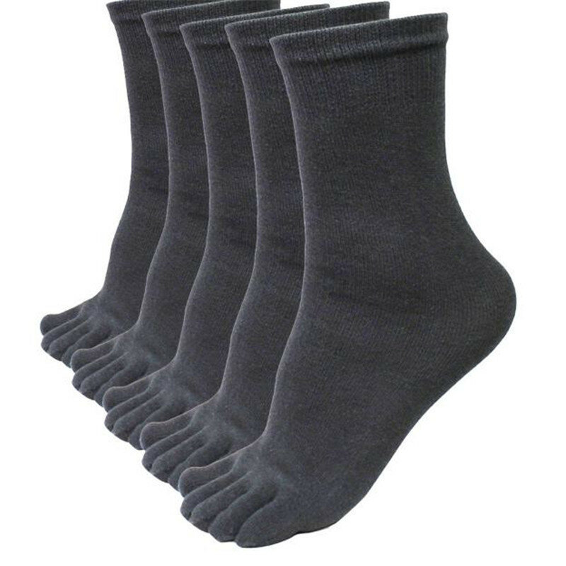 Calcetines deportivos de cinco dedos para hombre, medias elásticas, transpirables, 5 pares, novedad, 2022