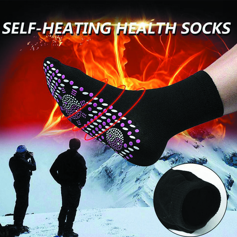 Meias femininas aquecidas turmalina, meias com aquecimento, para ajudar as mulheres, quentes, frias, confortável, terapia magnética