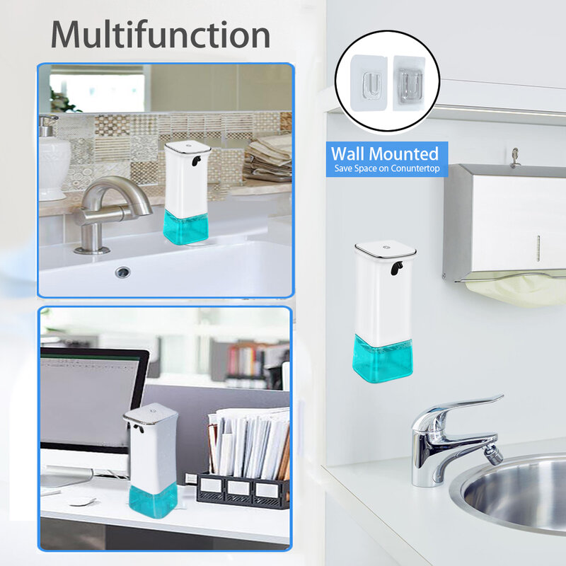 Automatische Handwasmachine Schuimende Zeepdispenser Gel Hand Sannitizer Inductie Infrarood Sensor Hand Wasmachine Usb Lading Thuis