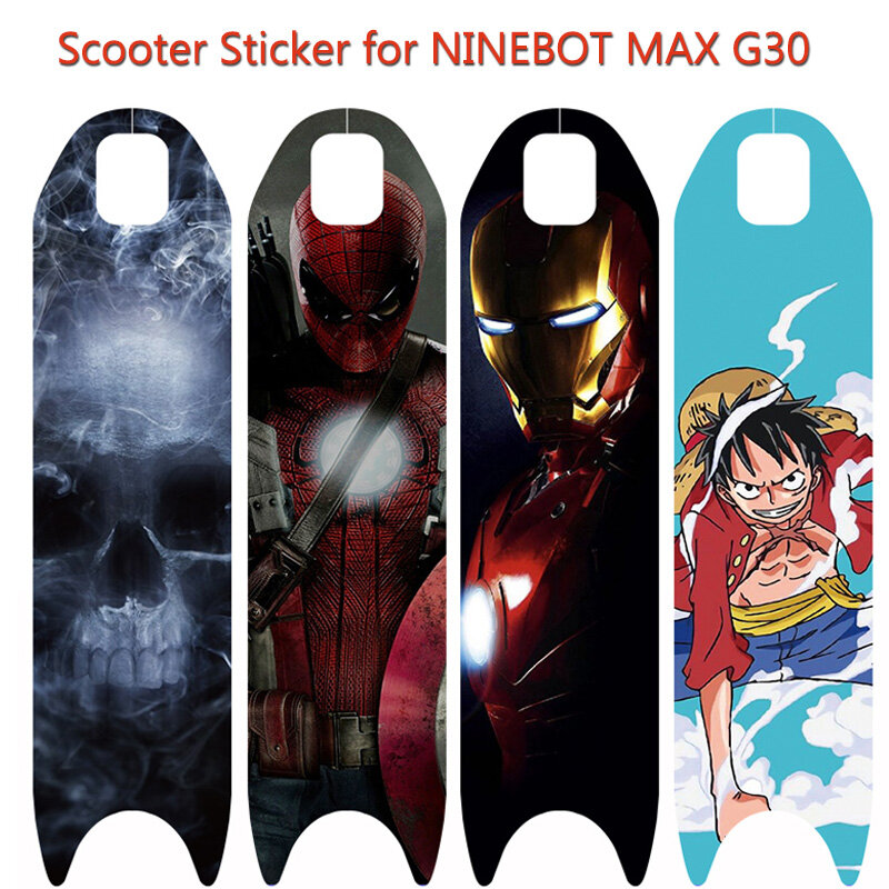 Electric Scooter DIY Sticker For Ninebot MAX G30 kickscooter Pedal Non-slip Stickers PVC Tape Waterproof skateboard Personalized