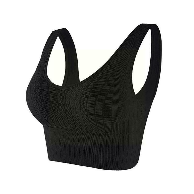 Color Sleeveless Summer Crop Top Women Black Sexy Bra Backless Top Cami Basic Vest Shoulder Shirt Casual Sexy T Off H7q3