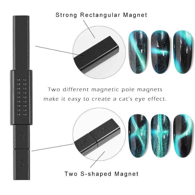 Nail Tools Cat Eye Magnetic Rod Powerful Magnet Suitable for cat eye gel polishing beauty nail tools Nail Art Decoration