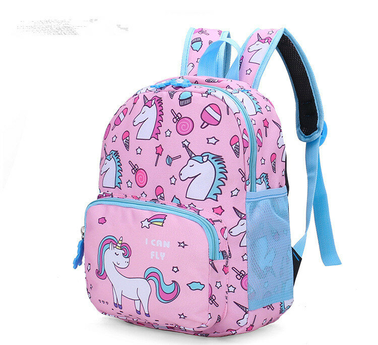 New Unicorn Children's Schoolbag Boys And Girls Kindergarten Children's Schoolbags Animal Kids Backpack Boys