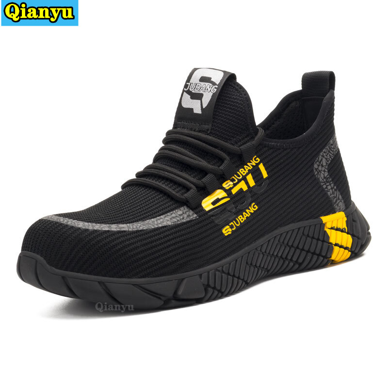 2021 new men's and women's work safety shoes anti-piercing work boots are suitable for outdoor steel-toed anti-smashing