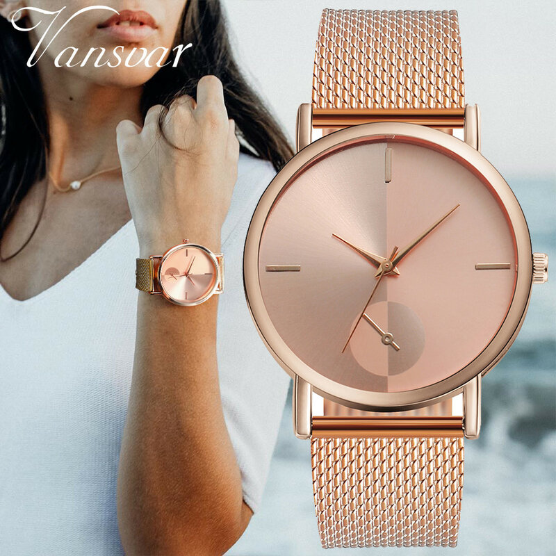 女性のビジネス高級クォーツ腕時計星空アナログ腕時計レディースドレス時計ヴィンテージ腕時計時間時間リロイ