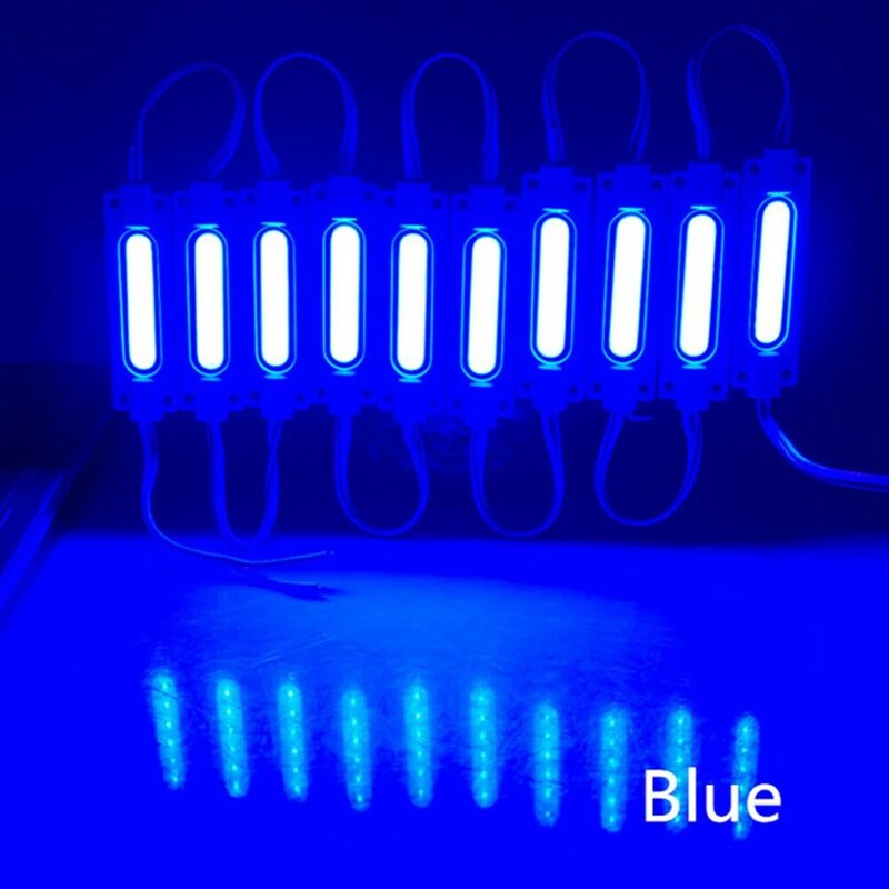 20pcs 1.5W COB led module Light Advertising lamp Led Sign Backlights IP65 Waterproof 12V warm white/red/blue/Green/Yellow