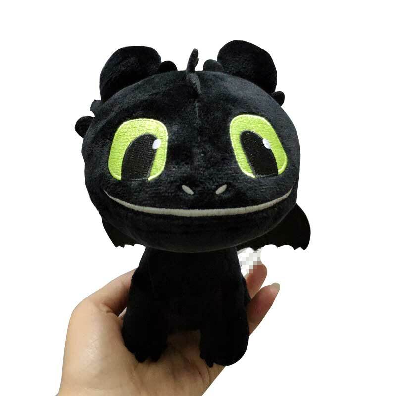 15cm/18cm mini Movie How to Train Your Dragon Night Fury Toothless girlfriend soft plush toys for children gift for christmas