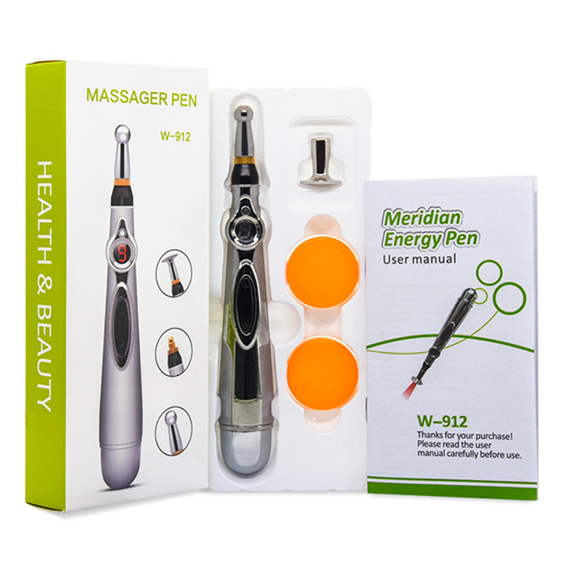 Электронная акупунктурная ручка, электрические меридианы, лазерный инструмент для магнитной терапии, цифровой массажер