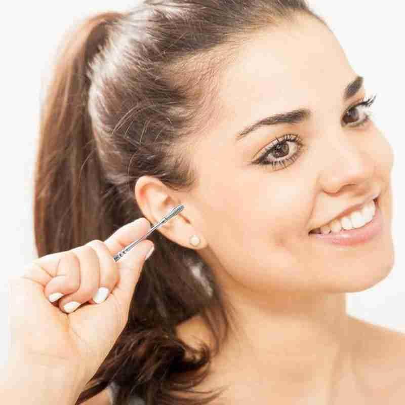Ferramenta de remoção de cera de orelha de aço limpiador de oidos limpador de ouvido varas de limpeza oreille nettoyage escavação earpick n5t9