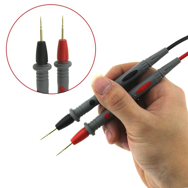 PT1005 1000V 10A Universal Digital Multimeter Probe Test Leads Pin Needle Tip Multi Meter Tester Lead Probe Wire Pen Cable