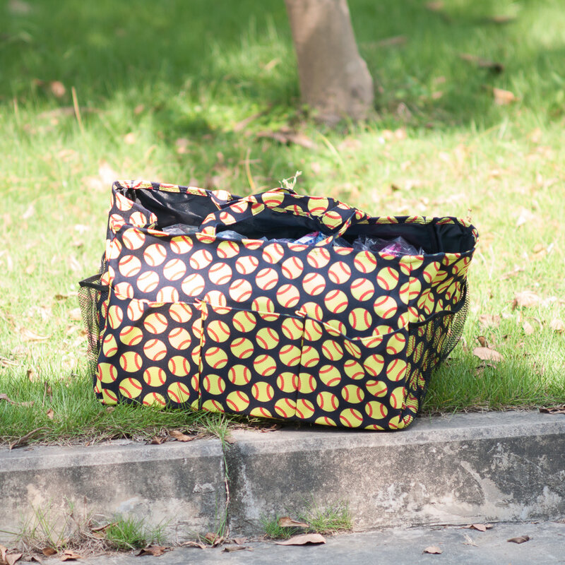Полиэстеровая Сумка-тоут для сада DOM107479, большая сумка-тоут для бейсбола, бытовая хозяйственная сумка-тоут, большая емкость