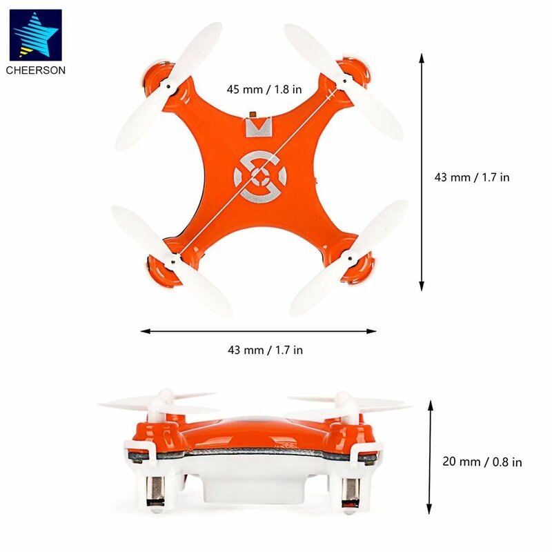 Mini RC Drone helicopter Radio Aircraft Headless Mode Drone Quadcopter Mini for Cheerson CX-10 6 Remote Control Toy for Kid