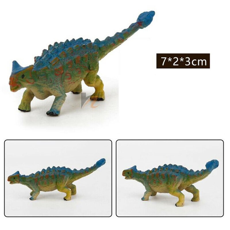 12 sztuk małe zabawki dinozaury zestaw pakiet zwierząt Mini figurki Model dla dzieci zabawki prezent