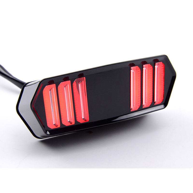Cafe Racer-luces LED de freno trasero para motocicleta, intermitentes, lámpara de indicadores de parada y marcha, para Honda MSX125