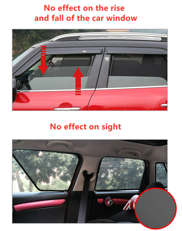 Car mini stickers voiture autocollants fenêtre pare-chocs pare-brise bmw clubman cooper s