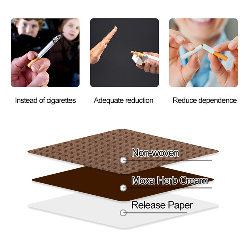 20P Natural Ingredient Anti Smoke Patch Stop Quit Smoking Cessation Health Care