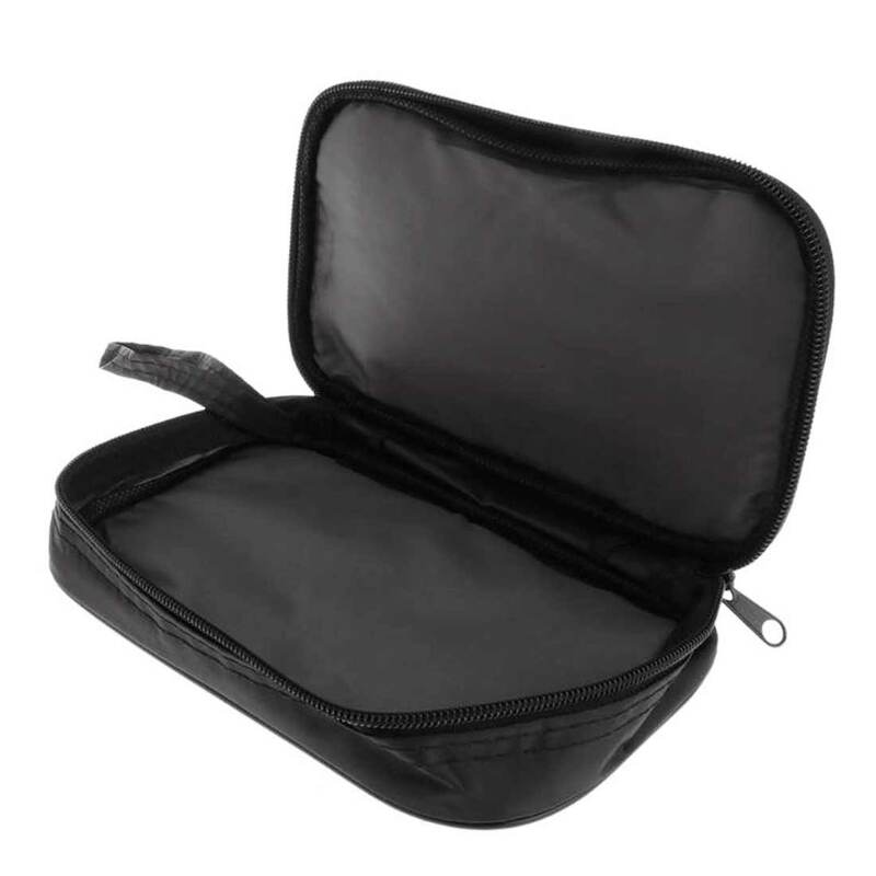 1 шт., черная сумка-мультиметр, прочный водонепроницаемый ударопрочный мягкий чехол 23x14x5 см