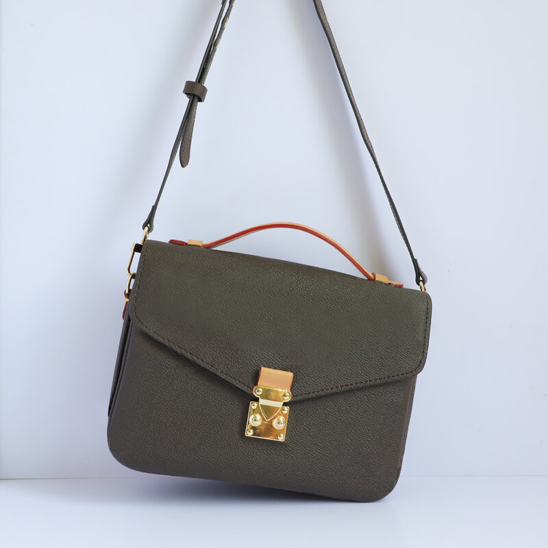 Qualidade superior de luxo designer bolsa clássico mensageiro sacos crossbody para as mulheres couro genuíno bolsas 40780 entrega rápida