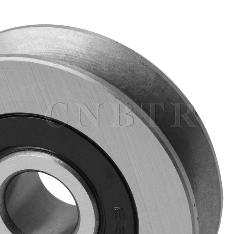 Rolamento de roda industrial cnbtr 4x forma em u polia de cabo de rolamento de aço
