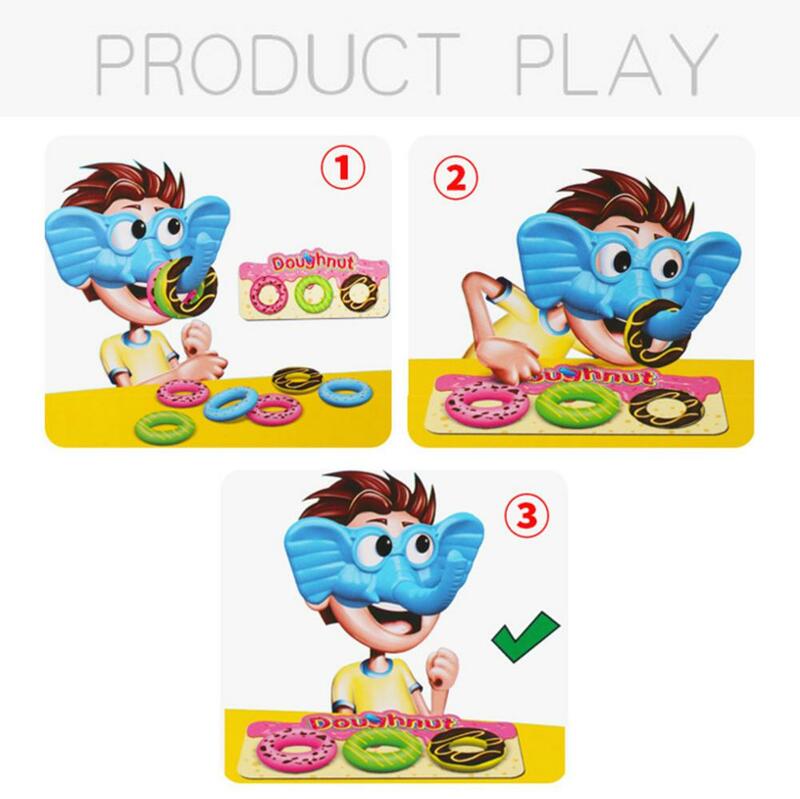 Trẻ Em Voi Game Doughnuts Trò Chơi An Toàn Chất Liệu ABS Đồ Chơi Dành Cho Trẻ Em
