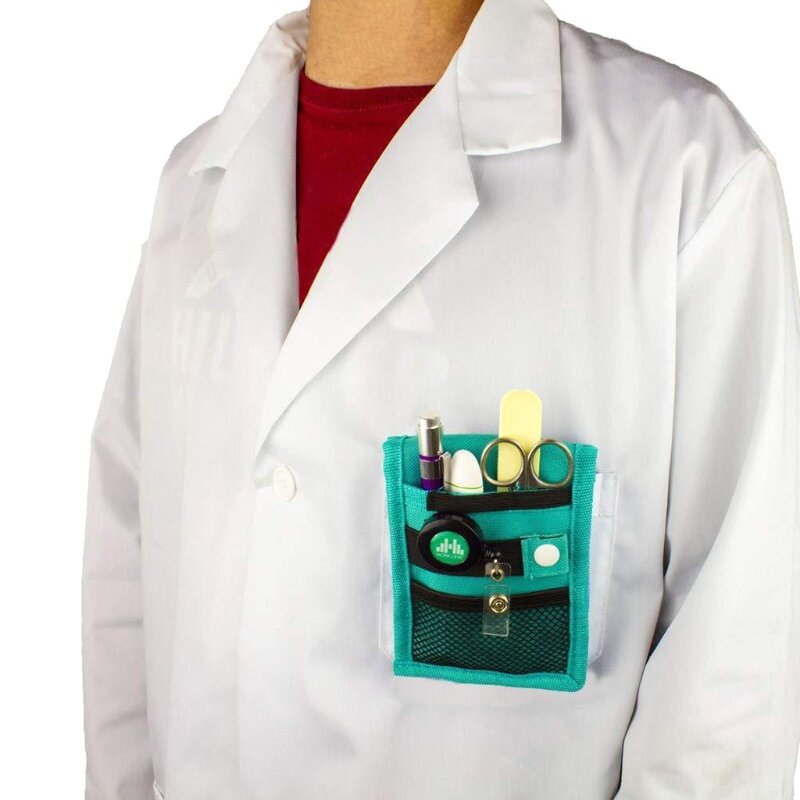 4-in-1 للتحويل المهنية ممرضة حقيبة أقلام يمكن ارتداؤها ممرضة منظم جيوب للطلاب التمريض متعددة الوظائف