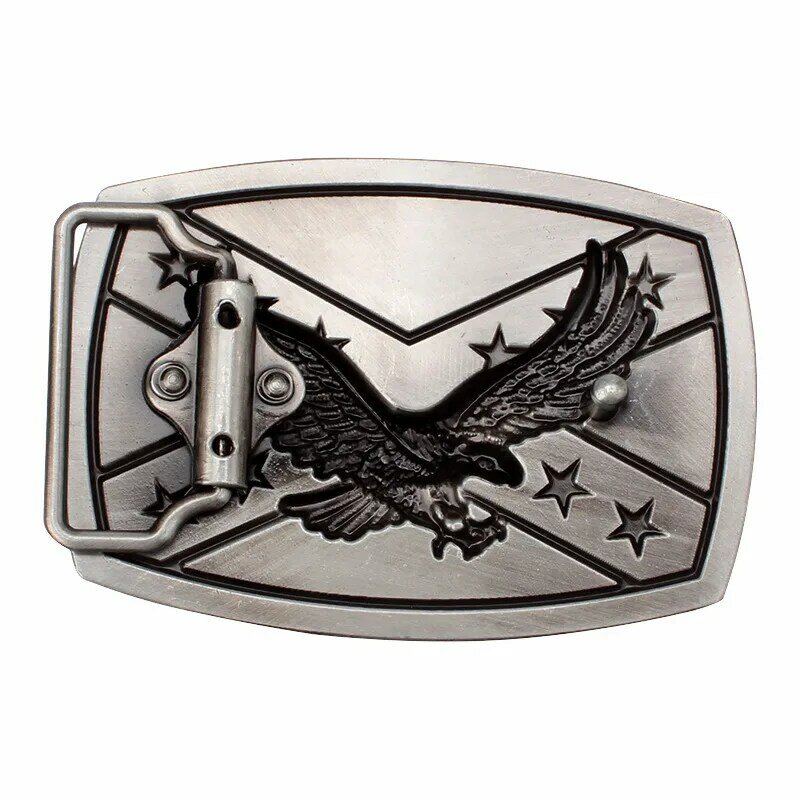 Cinturón con diseño de bandera de águila/vulva, hebilla de cinturón hecha a mano, accesorios para cinturón, estilo rock, k44