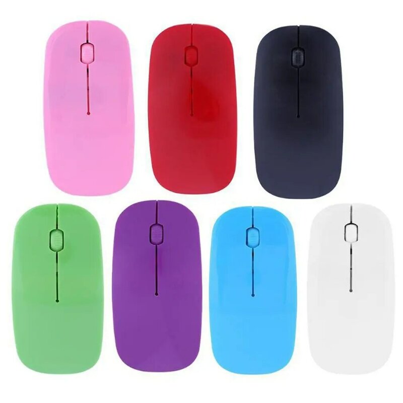 2.4GHz Wireless Transmission Wireless Mouse Office Home Mouse Low Noise Optical Scroll Mouse for PC Laptop Ergonomic Design