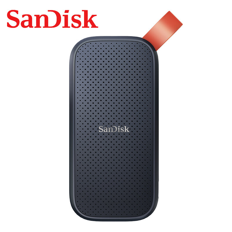SanDisk-unidad de estado sólido portátil, disco duro externo de 1TB, 2TB, 520 MB/s, SSD, 480G, PSSD, USB 3,2, tipo C, para ordenador portátil Windows, Mac Book