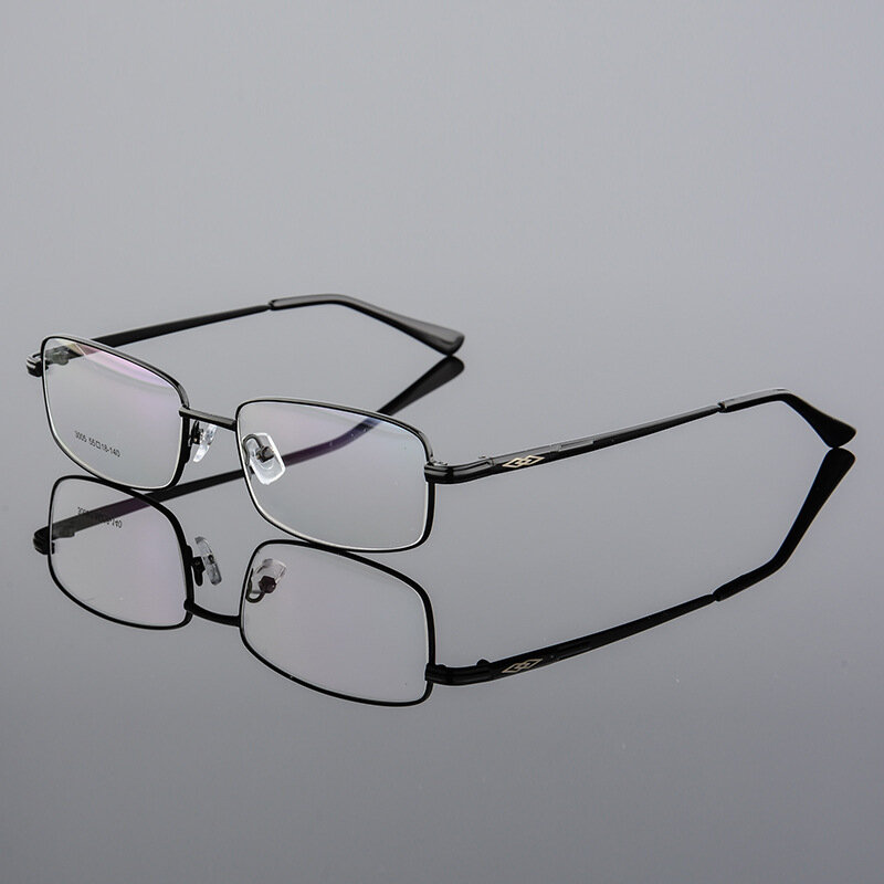 إطار من سبائك التيتانيوم لقصر النظر ، إطارات نظارات بدون إطار ، وصفة طبية ، 93005