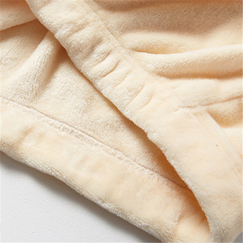Зимняя Фланелевая Пижама для женщин и мужчин, свободная Толстая теплая Домашняя одежда с круглым вырезом